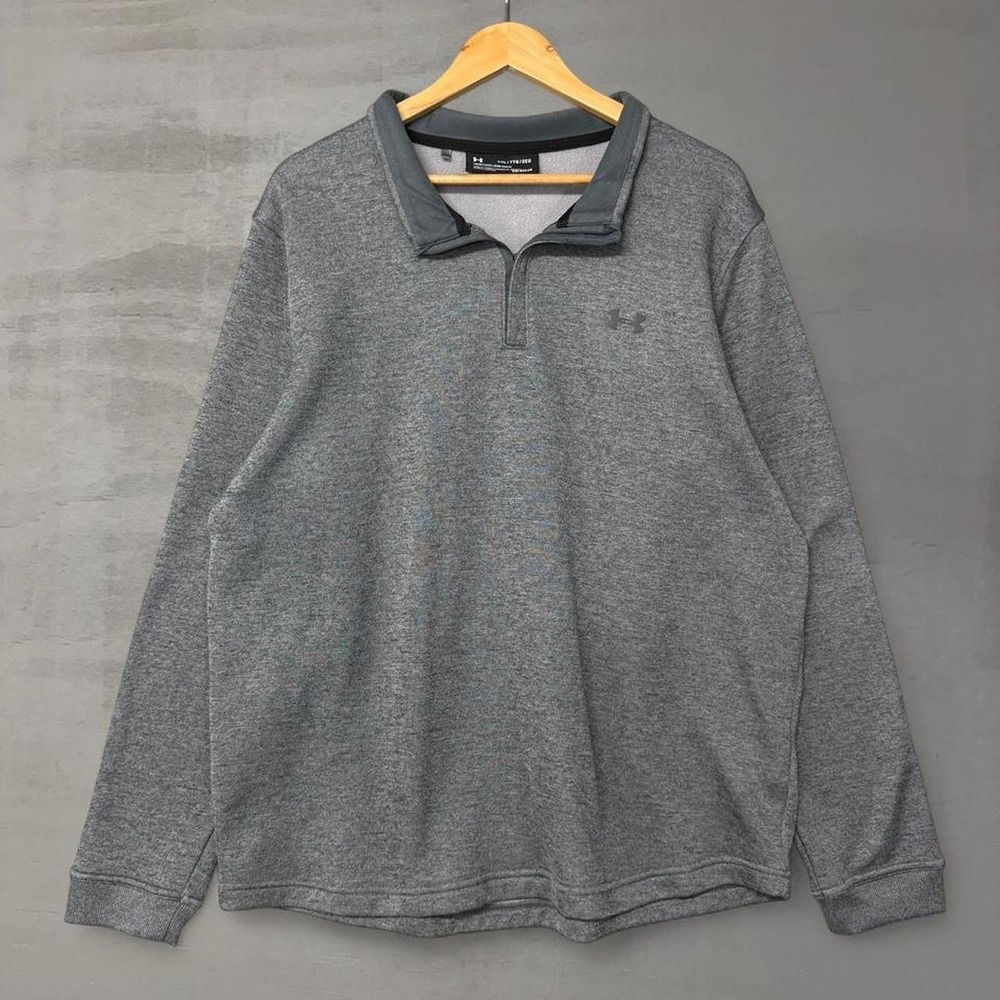 Under Armour Pullover Grey ColdGear Quarter Zip Loose Fit‎ XXL